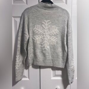Women's Jessica Simpson High Neck Snowflake Sweater